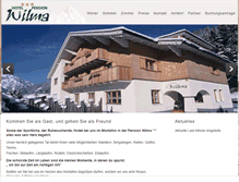 Tablet Screenshot of pension-wilma.com